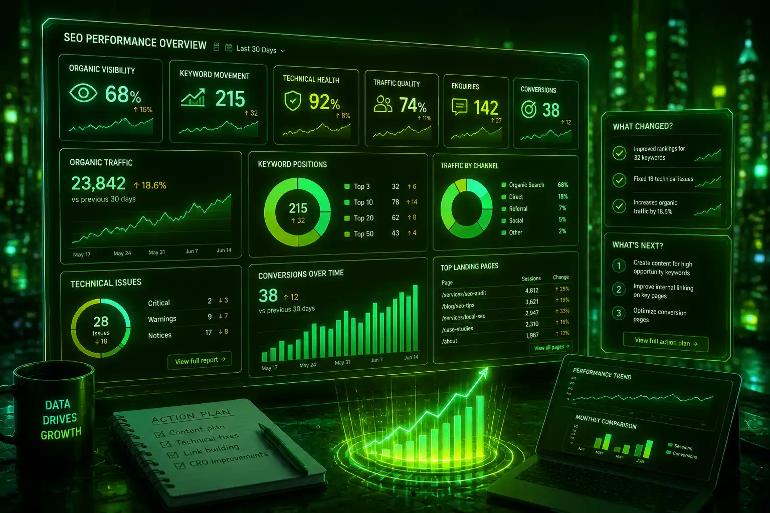 CyberVision SEO Reporting